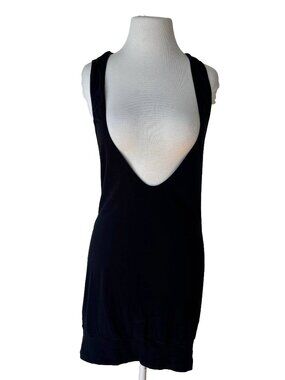 american apparel black babydoll dress Solstice Babydoll Dress in Black Chiffon main image 1
